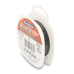 Schmuck Draht Beadalon Wildfire Ultra 0.10mm Black