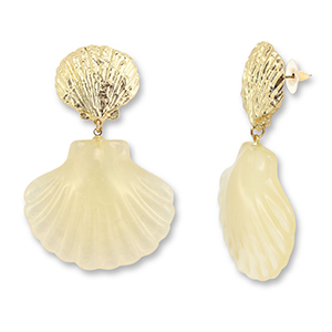 Musthave Ohrringe Shell Light champange-gold