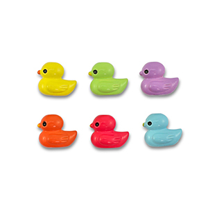 Perlen Metall Enamel Duck Multicolour