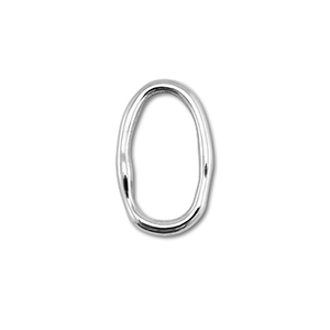 Zubeh&ouml;r aus Stainless Steel - Rostfreiem Stahl Connector Oval Silver