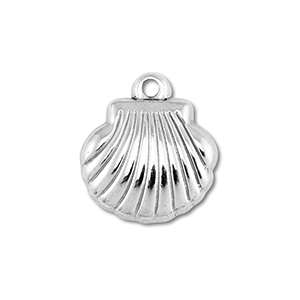 Anh&auml;nger aus Stainless Steel - Rostfreiem Stahl Shell Silver
