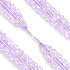 Musthave Schn&uuml;rsenkel Lace with Heart Purple