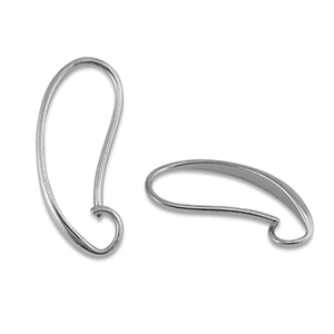 Zubeh&ouml;r aus Stainless Steel - Rostfreiem Stahl Ohrringe / Ohrh&auml;nger Silver