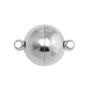 Zubeh&ouml;r aus Stainless Steel - Rostfreiem Stahl Magnetverschluss Ball 16mm Silver