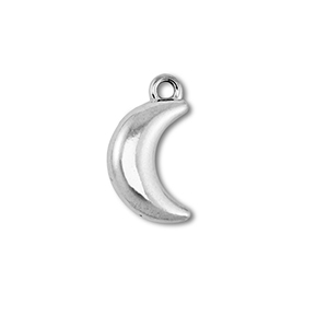 Anh&auml;nger aus Stainless Steel - Rostfreiem Stahl Moon Silver