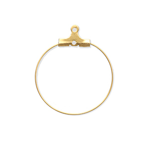 Zubeh&ouml;r aus Stainless Steel - Rostfreiem Stahl Ohrringe Creolen H&auml;nger Gold