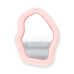 Statement-Anh&auml;nger Mirror Light apricot pink