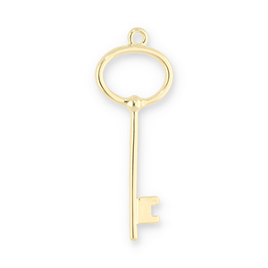 Statement-Anh&auml;nger Key Gold