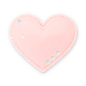 Statement-Anh&auml;nger Heart Light apricot pink