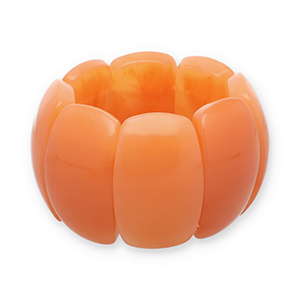 Armb&auml;nder aus Resin Flame orange