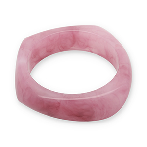 Armb&auml;nder Bangle aus Resin Mauve pink
