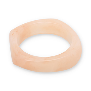 Armb&auml;nder Bangle aus Resin Light peach