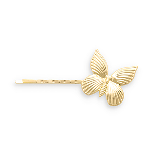 Haarschmuck Haarklammer Butterfly Gold