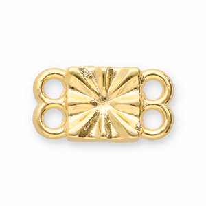 Anh&auml;nger Metall DQ Zwischenst&uuml;ck Gold (Nickelfrei)