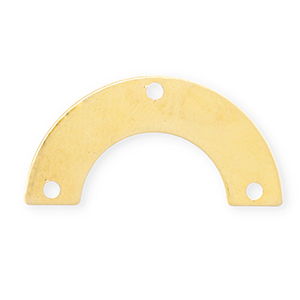 Anh&auml;nger Eco-brass&reg; Metall DQ Zwischenst&uuml;ck Gold (Nickelfrei)