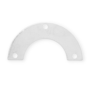 Anh&auml;nger Eco-brass&reg; Metall DQ Zwischenst&uuml;ck Antik silber (Nickelfrei)