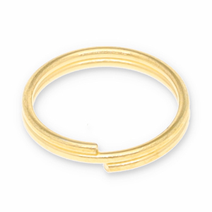 Zubeh&ouml;r Metall DQ Spaltring Gold (Nickelfrei)