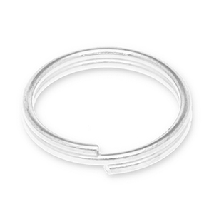 Zubeh&ouml;r Metall DQ Spaltring Antik silber (Nickelfrei)