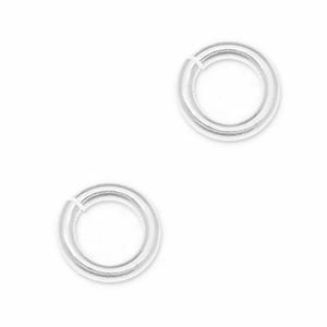 Zubeh&ouml;r Metall DQ Bindering Antik silber (Nickelfrei)