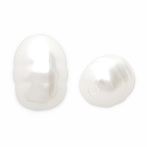 Perlenimitate Rice White