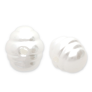 Perlenimitate Rice White