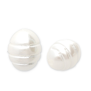 Perlenimitate Rice White