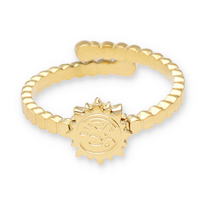 Stainless Steel - Rostfrei Stahl Ringe Gold