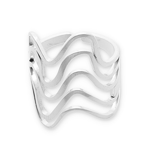 Stainless Steel - Rostfrei Stahl Ringe Silver