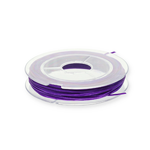 Schmuckdraht Elastik 0.8mm Purple