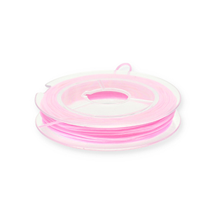 Schmuckdraht Elastik 0.8mm Pink