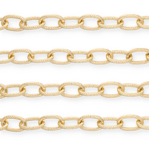 Zubeh&ouml;r aus Aluminium Gliederkette Ankerkette Gold