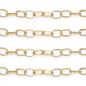 Zubeh&ouml;r aus Aluminium Gliederkette Ankerkette Gold