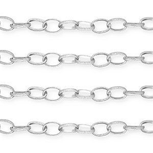 Zubeh&ouml;r aus Aluminium Gliederkette Ankerkette Silver