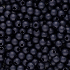 4 mm Perlen aus Acryl Shiny Anthracite