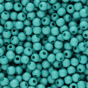 4 mm Perlen aus Acryl Shiny Petrol green