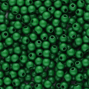 4 mm Perlen aus Acryl Shiny Green