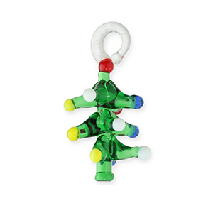 Glas-Anh&auml;nger Christmas Tree Green-multicolour