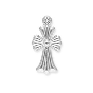 Anh&auml;nger aus Stainless Steel - Rostfreiem Stahl Cross Silver