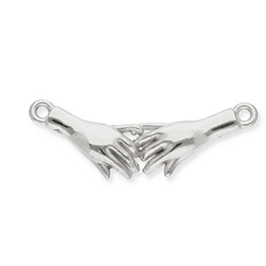 Zubeh&ouml;r aus Stainless Steel - Rostfreiem Stahl Connector Pinky Promise Silver