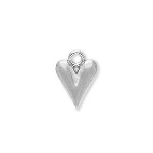 Anh&auml;nger aus Stainless Steel - Rostfreiem Stahl Heart Silver