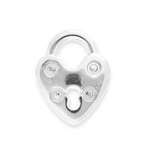 Anh&auml;nger aus Stainless Steel - Rostfreiem Stahl Clasp Heart Silver