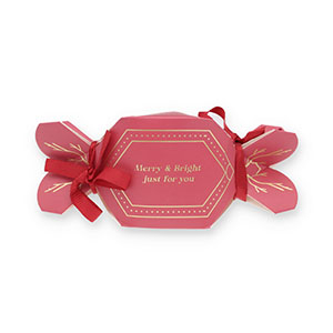 BY31&reg; (Geschenk-)Box f&uuml;r Schmuck Candy "Merry & Bright" Red-gold