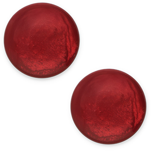 7 mm classic Polaris Elements Cabochon Jais Bordeaux red