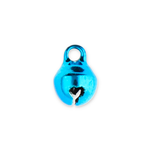 Anh&auml;nger Metall Gl&ouml;ckchen 6mm Blue