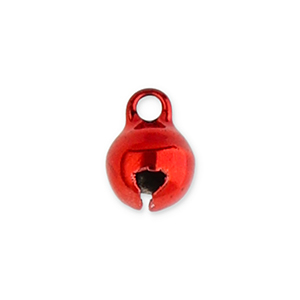 Anh&auml;nger Metall Gl&ouml;ckchen 6mm Red