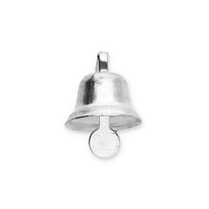 Anh&auml;nger Metall Christmas Bell Silver