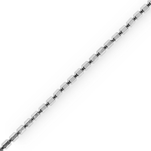 Perlen aus H&auml;matit Silver