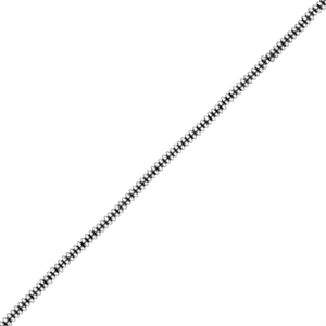 Perlen aus H&auml;matit Rondelle Silver