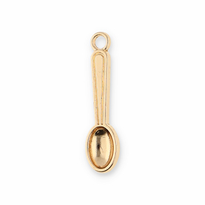 Anh&auml;nger Metall Spoon Gold