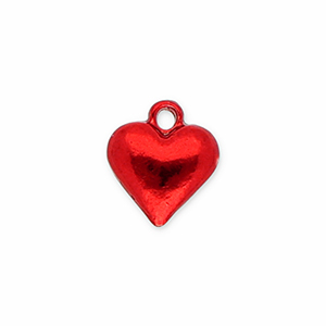Anh&auml;nger Metall Heart Red